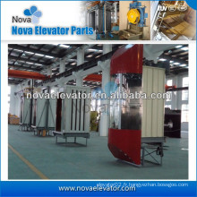 630kg ~ 1600kg, 1.0m / s ~ 1.75m / s Salle de machines / MRL Sightseeing Elevator Cabin